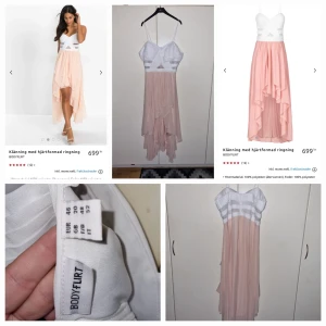 Klänning - Aldrig använd, endast provad. Stl 46  Swish betalning, kan skickas med postnord.