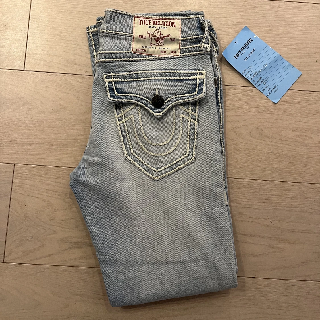 Oanvända Fräscha Trueys med fat stitching - 91