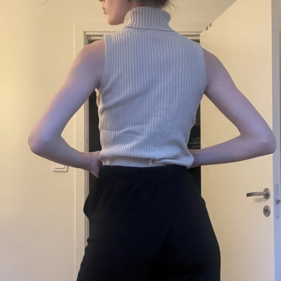 Stickad polotröja - 90