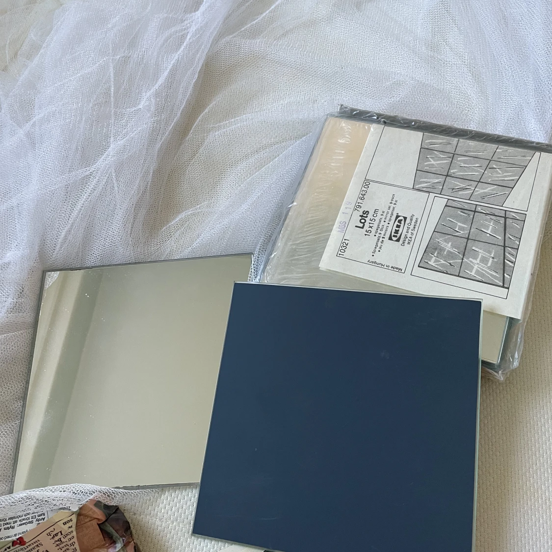 Spegel fyrkant  - 91