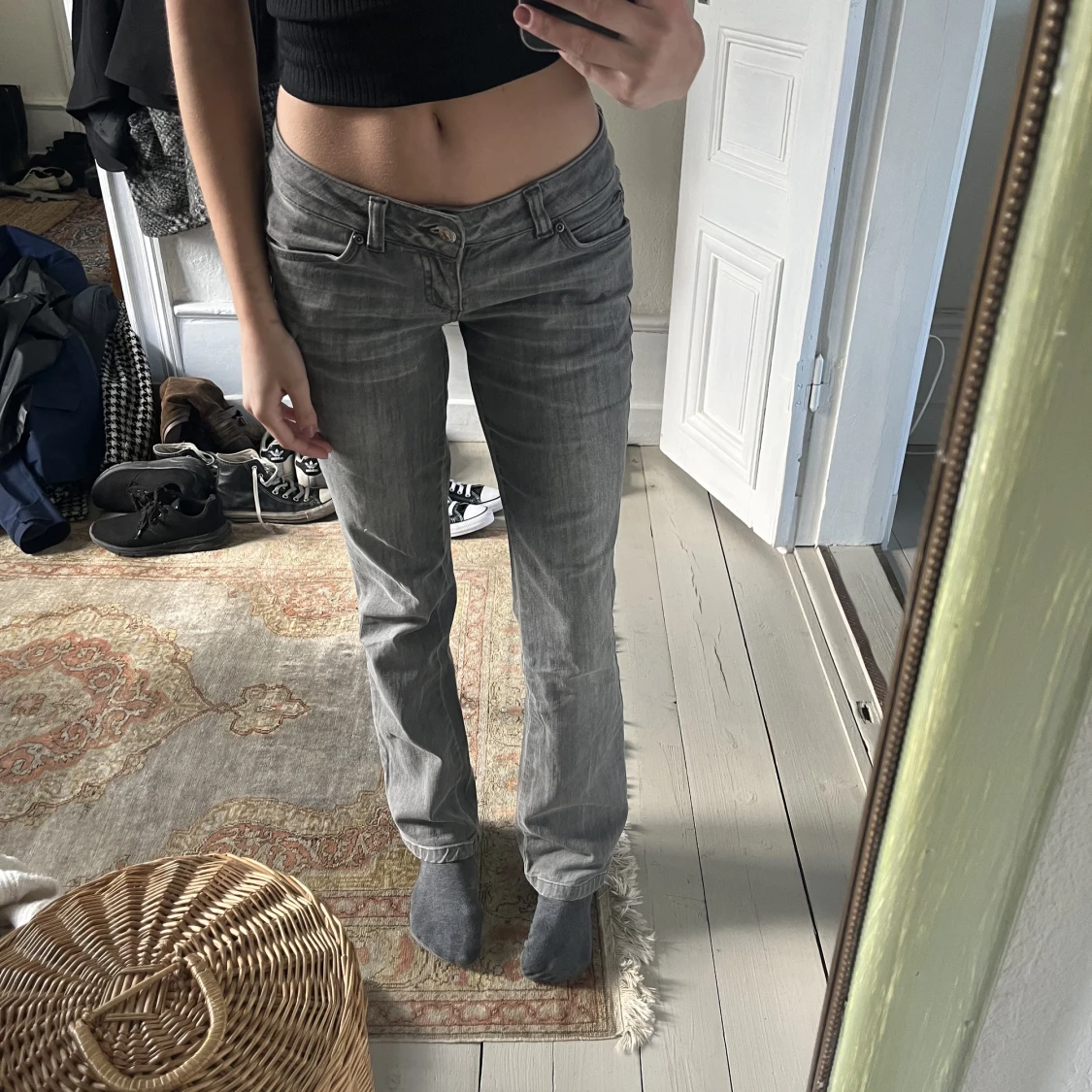Lågmidjade jeans