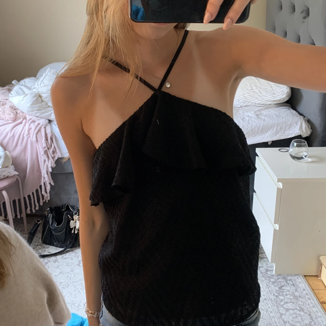 Topp med volang - 90