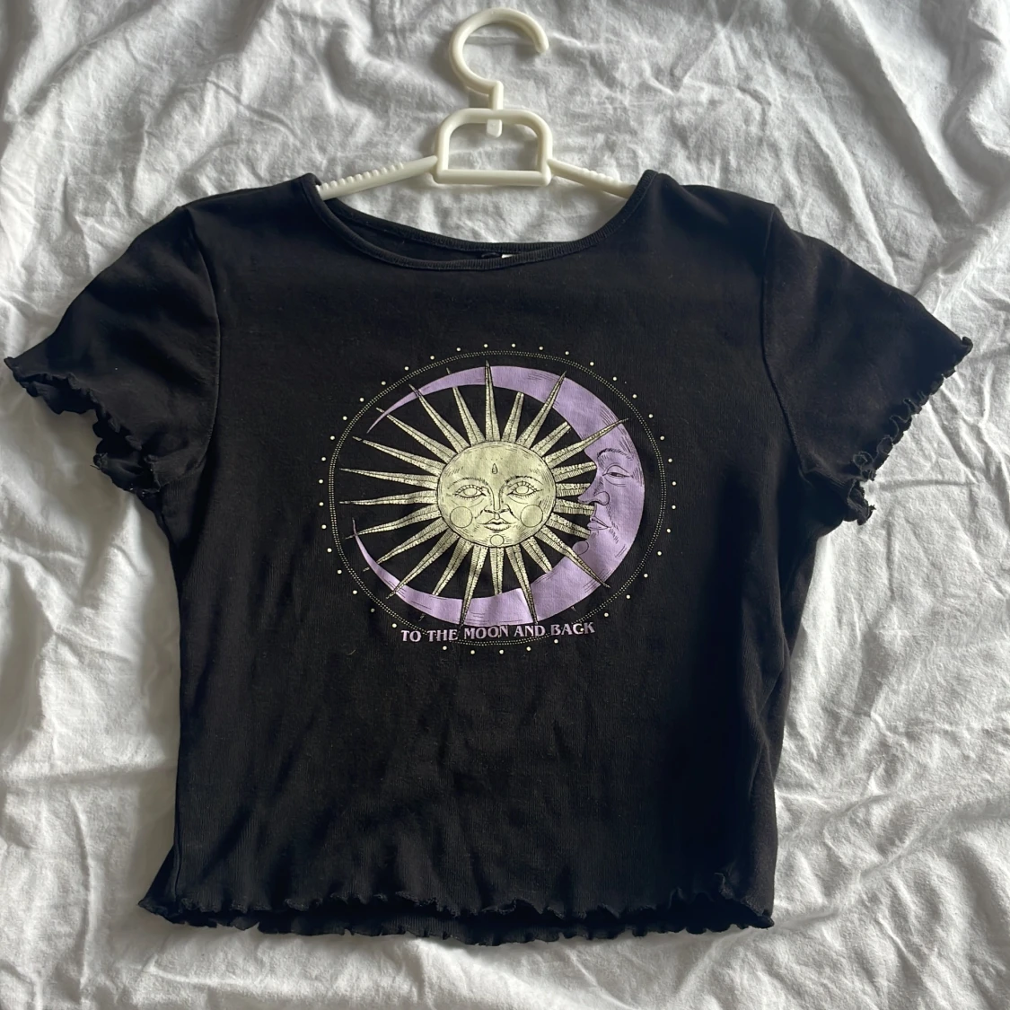 Croppad topp med tryck  - 91