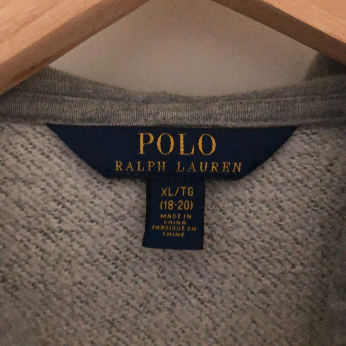 Grå polo ralph lauren kofta  - 91