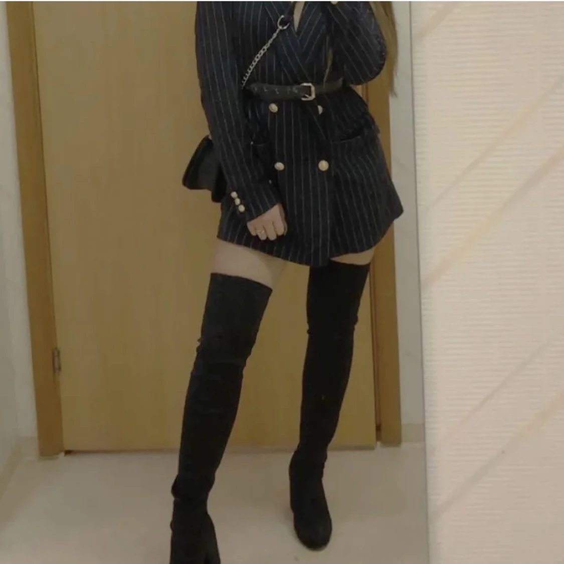 Over the knee klackskor - 90