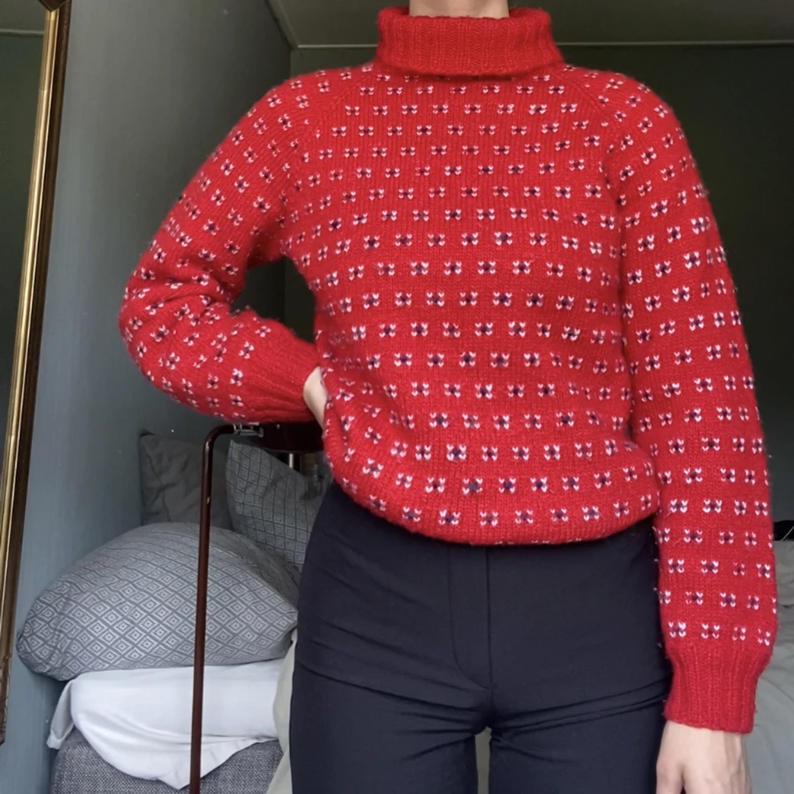 Handstickad polo - 91