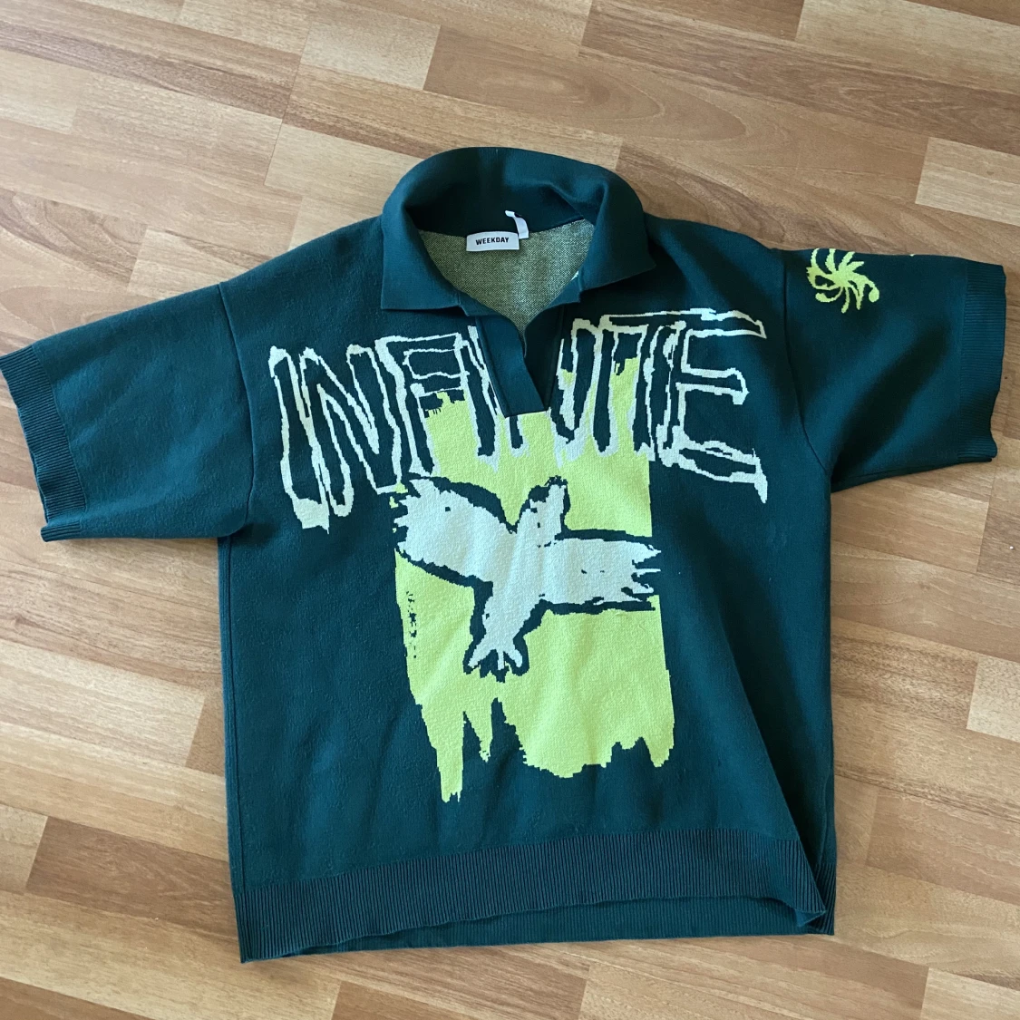 Stickad t-shirt Weekday - 91