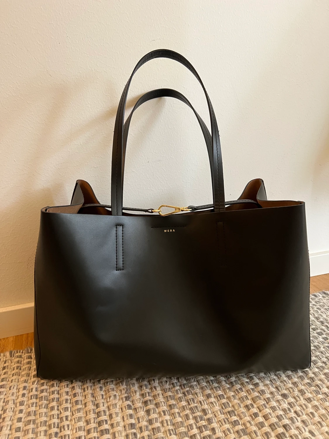 Totebag Piza i läder från Wera - 90