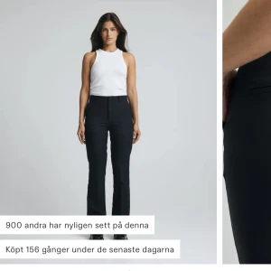 Kostymbyxor  - Superfina kostymbyxor orginalpris 499 de är i väldigt gott skick 🤍säljer de pg att de är lite stora💗de funkar även som en storlek 34 om man vill ha de mid waist 💕priset kan diskuteras 💗byter gärna emot samma Low waist modellen i 34/36❤️