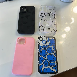iPhone skal - 4 iPhone skal för iPhone 13!! Alla skalen är andvönda cirka en gång en dag!! Alla 4 för 130. 1 för 45