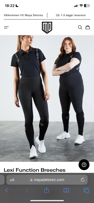 Maya deloeez ridbyxor - Maya delorez ridbyxor svarta. Nyskick och säljer för att de inte kommer till användning. Köpare står för frakten eller mötas i halmstad.