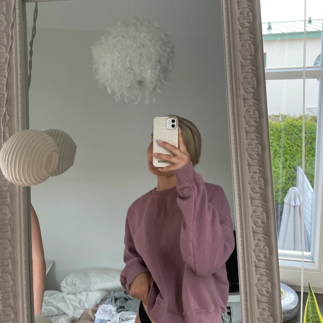 Gammalrosa sweatshirt  - 90