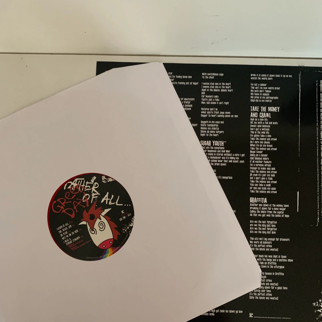 Limited edition Green day LP skiva - 90