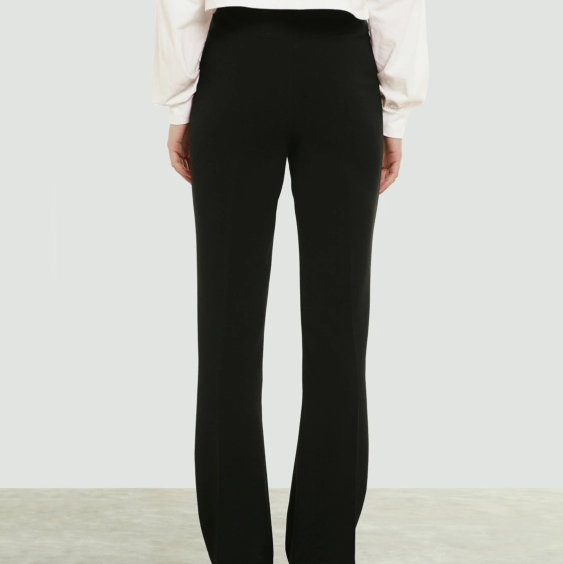 Kostymbyxor midwaist svarta  - 91