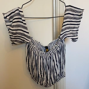 Randig topp - Randning topp. Strlk S