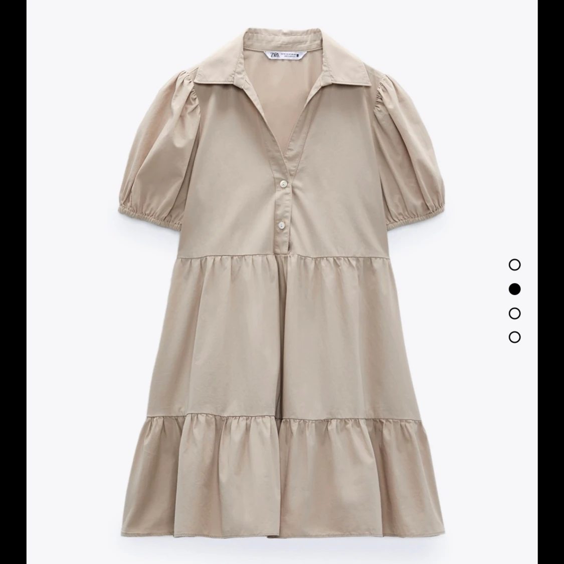 Zara klänning med puffärm - 90