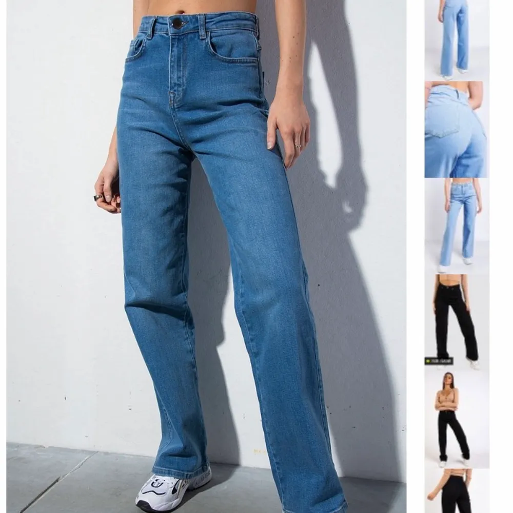 Fina madlady jeans i storlek 34. Stretchiga och bekväma.. Jeans & Byxor.
