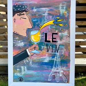 CANVA 1/  LE VIN 🍷  - LE VIN 🍷                                                                             Canva- 65x90