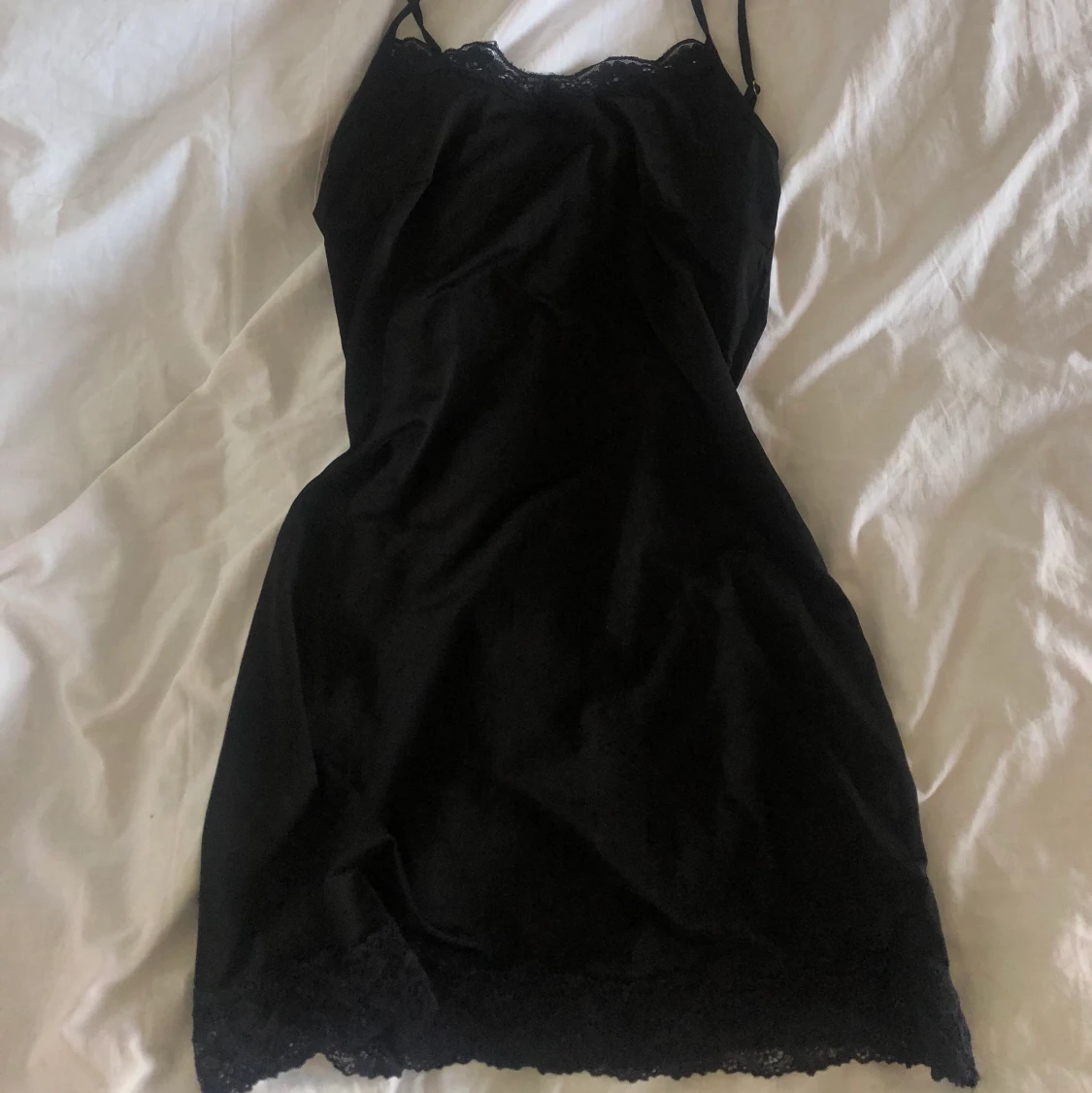 Satin klänning s - 91