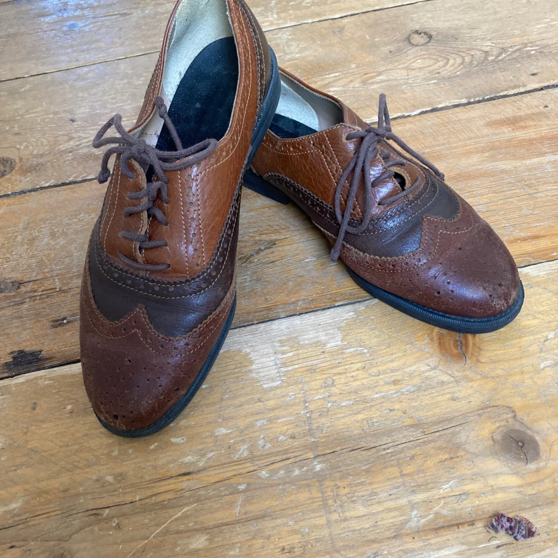 Vintage skor brogue - 90