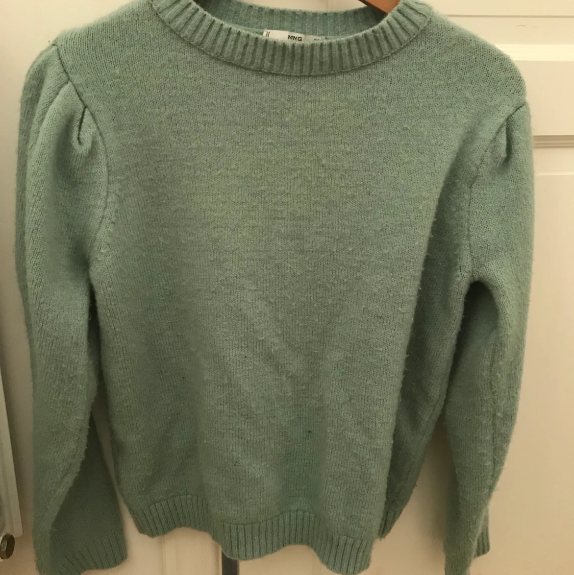 Stickat grön tröja