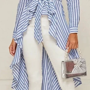 Blå elegant blus  - Blu elegant blus 