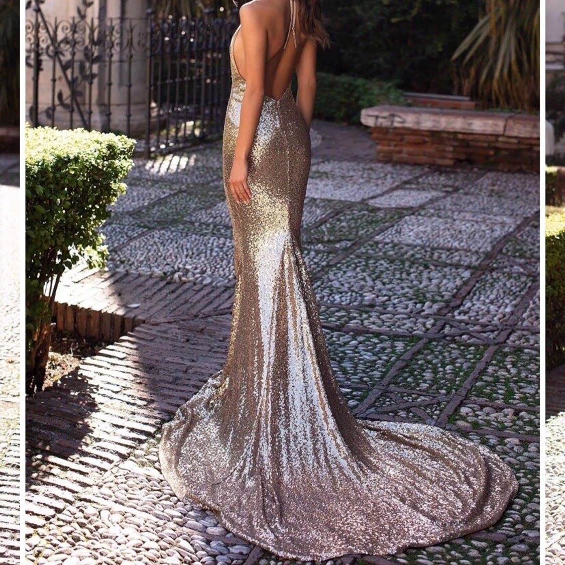 Golden maxi dress🧡✨ - 90