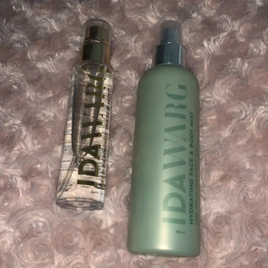 Ida Warg  - Säljer dessa två då jag ej använder dem köpta på lyko en månad sedan använda en gång. Ida Warg mist och self tanning spray 80 kr styck båda 140 ext frakt på 45 i s påse 