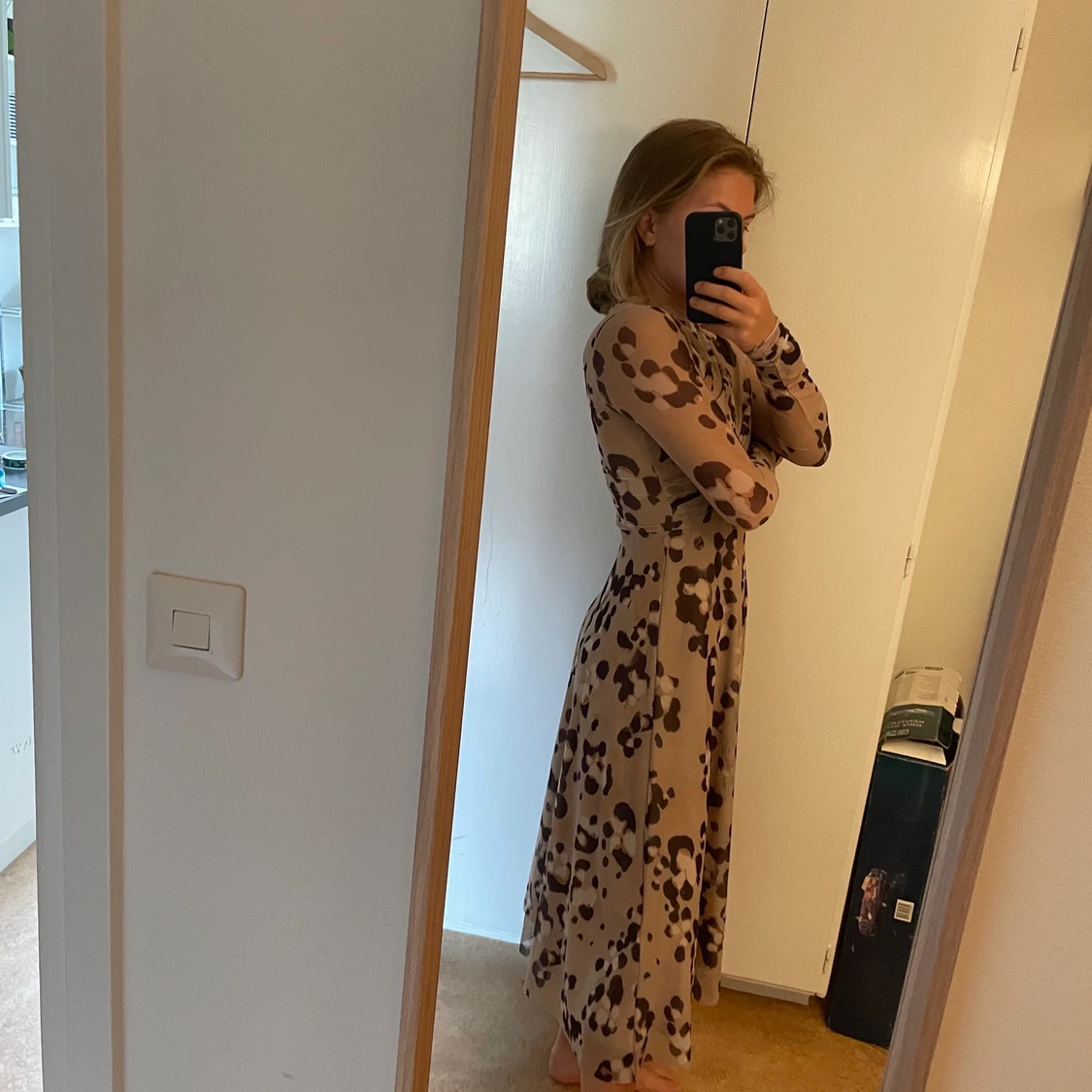 Leopard klänning - 91