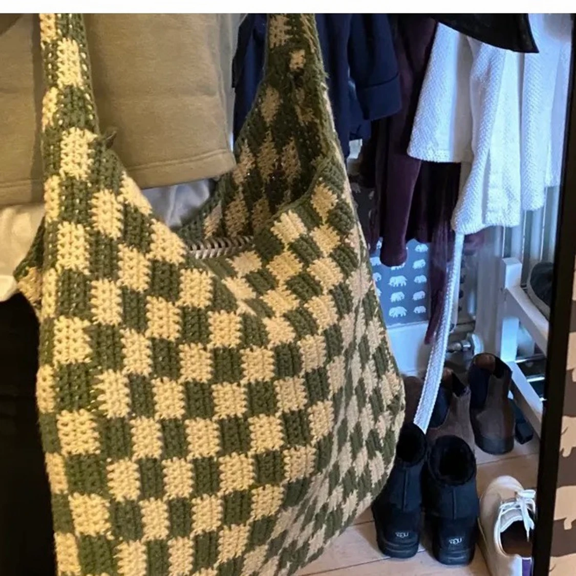 Virkad strandväska - 90