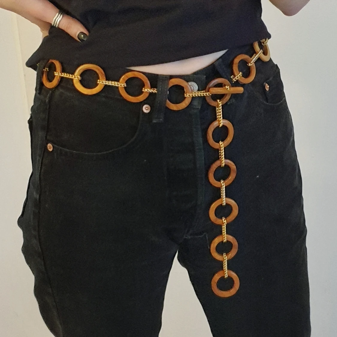 Trendigt kedjebälte/skärp