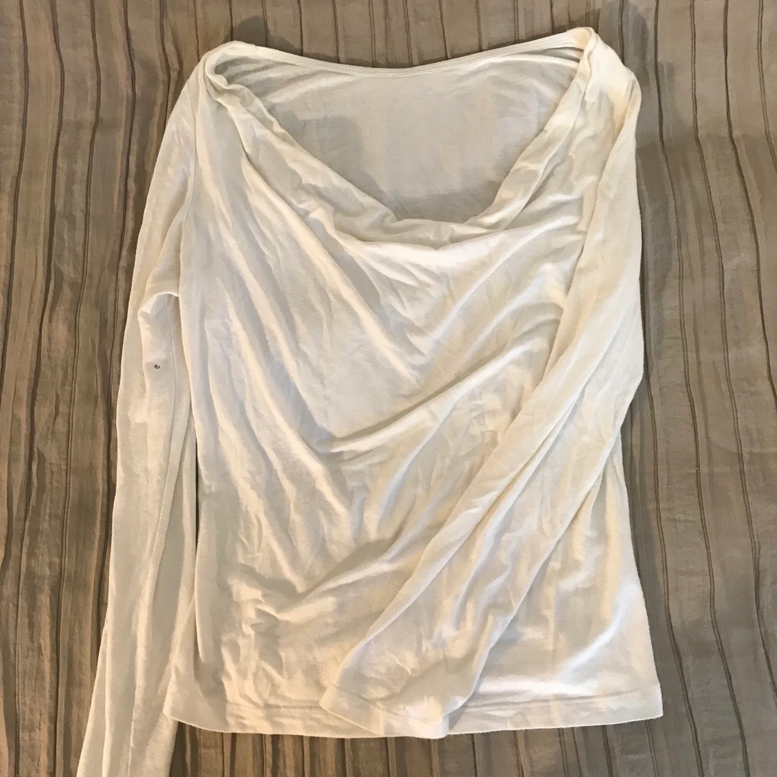 Vit långärmad topp - 91