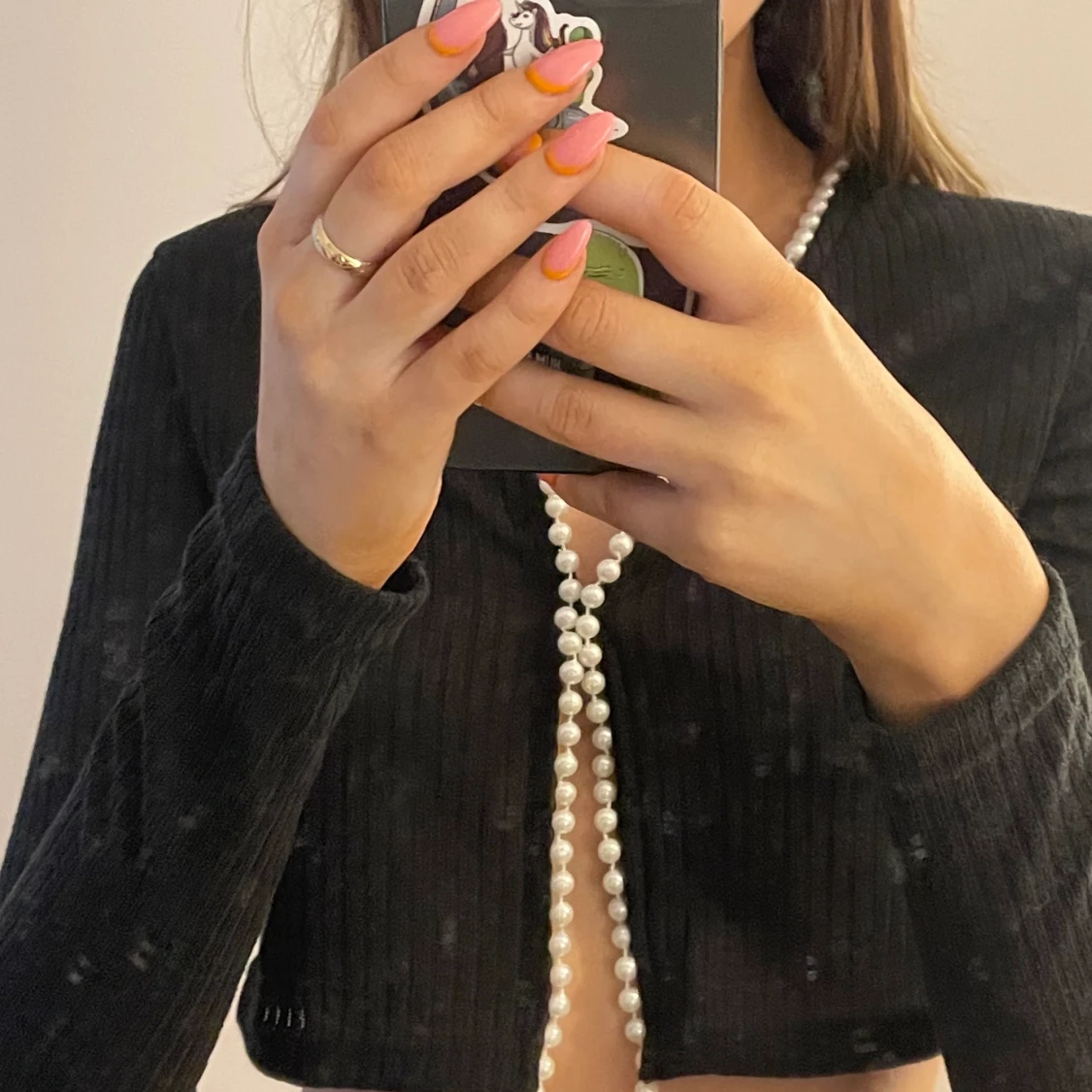 kofta med pärlor  - 90