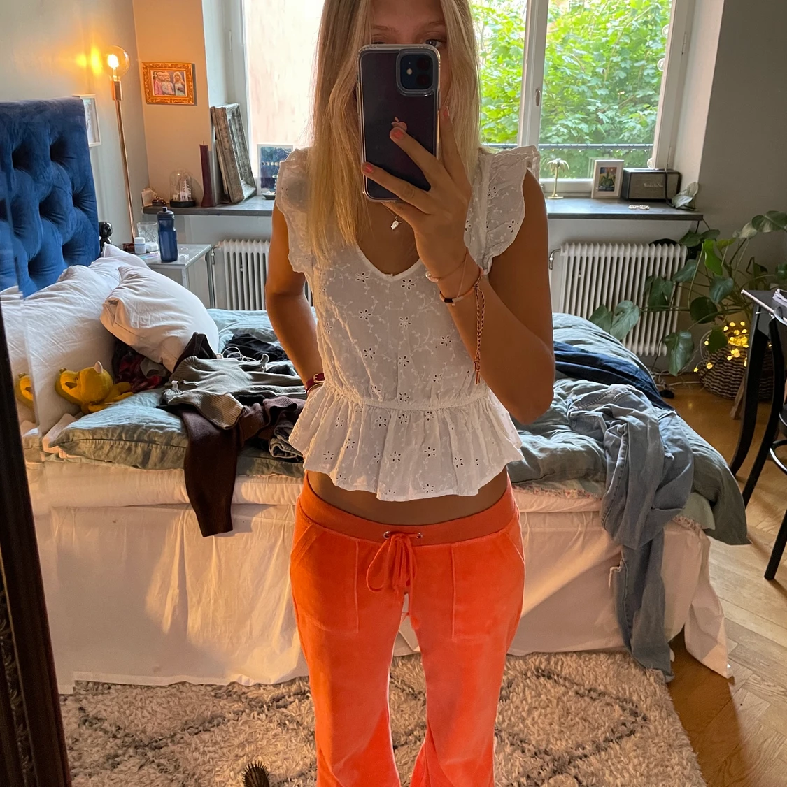 Söt vit topp ifrån stradivarius - 91