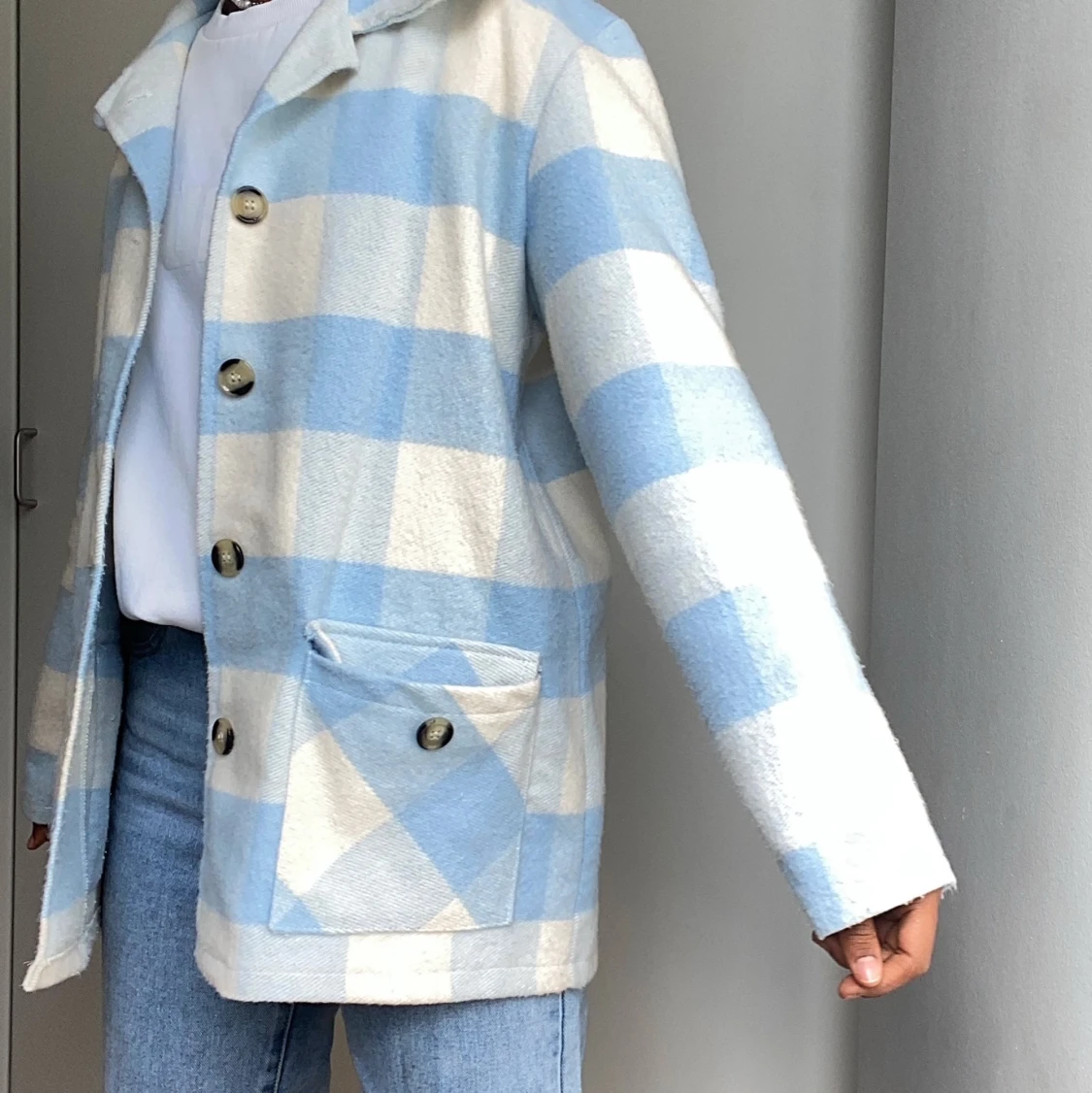 Översize rutig jacka✨ 🦋HÖST🦋✨