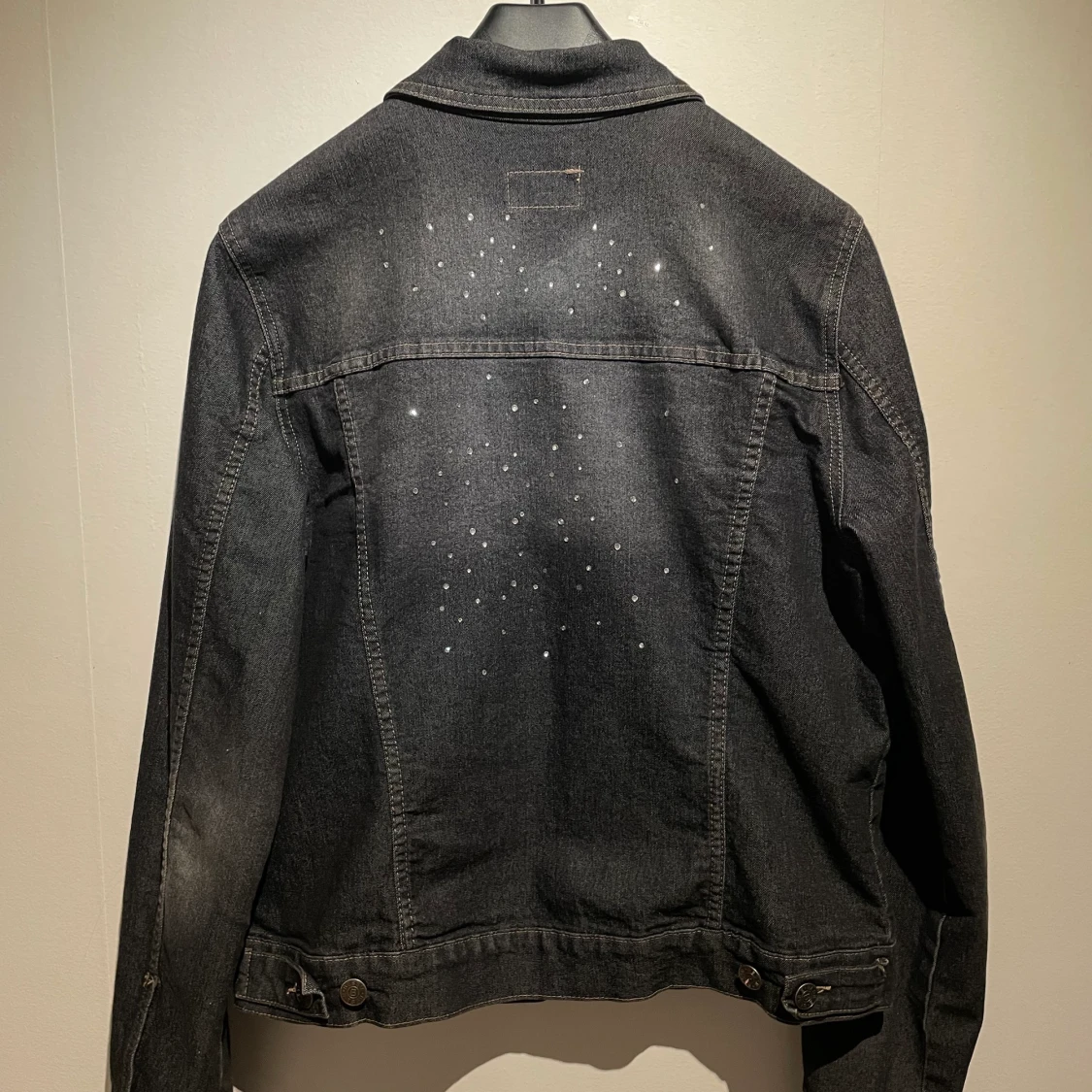 Mörkgrå jeans jacka  - 90