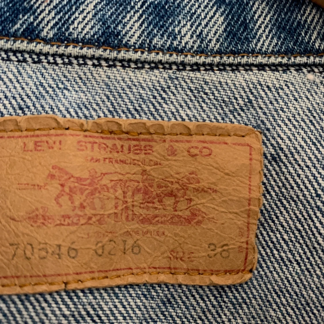 Vintage Levis jeansjacka - 91