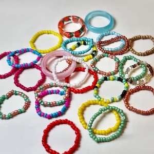 Pärlringar - Superfina pärlringar😍 5kr/st✨