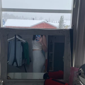 Mjukis byxor grå  - Mjukis byxor från Gina använda 2-5 gånger säljer på g av att de e lite för strora i midjan på mig 