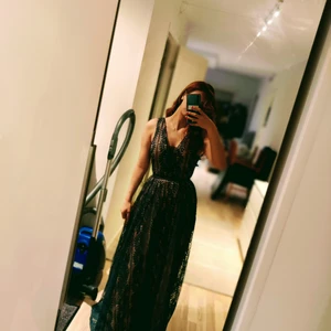 Balklänning, festklänning - Jätte fin beige-grön klänning  använd vid ett tillfälle .