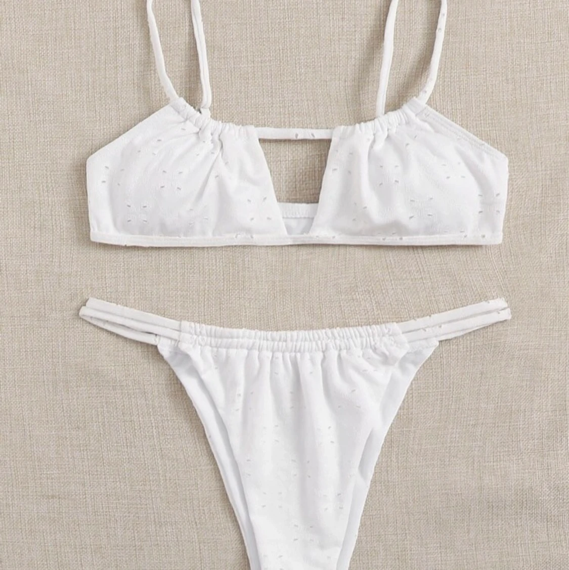 Vit bikini från shein