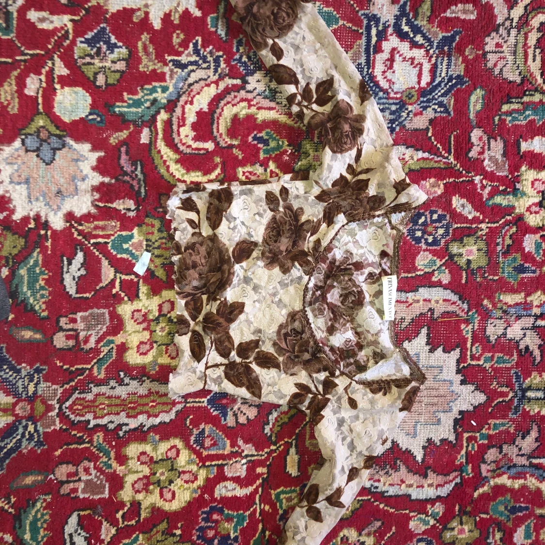 blommig nättröja  - 90