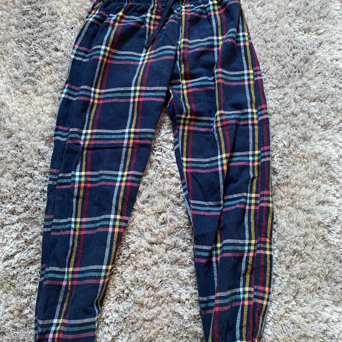 Rutiga pyjamasbyxor  - 90