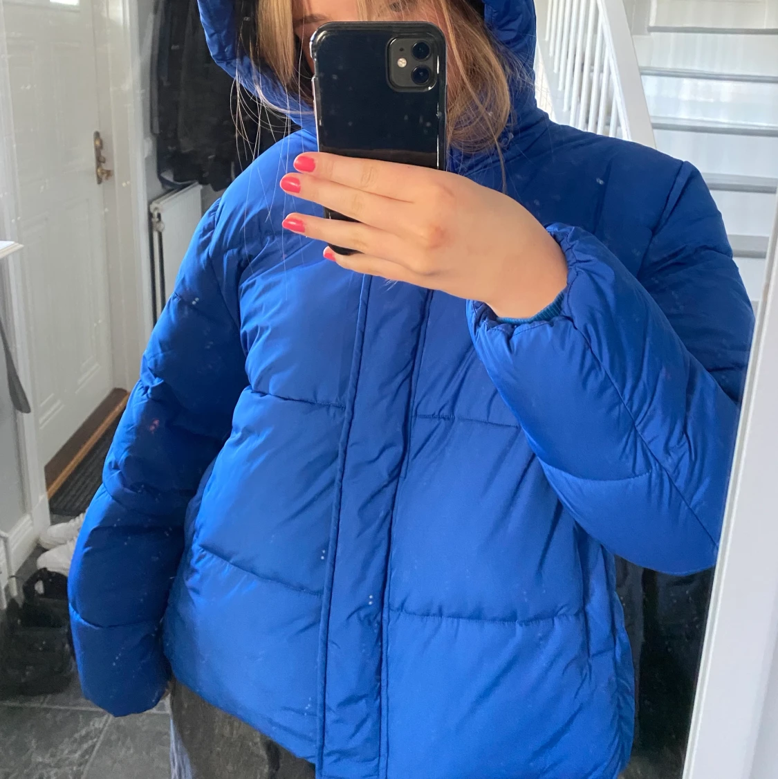 Blå jacka