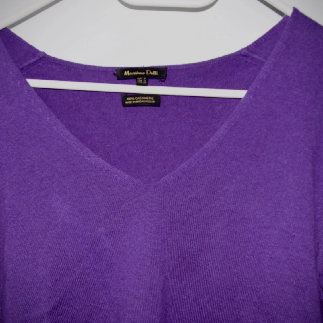 Lila stickad tröja i storlek M - 90