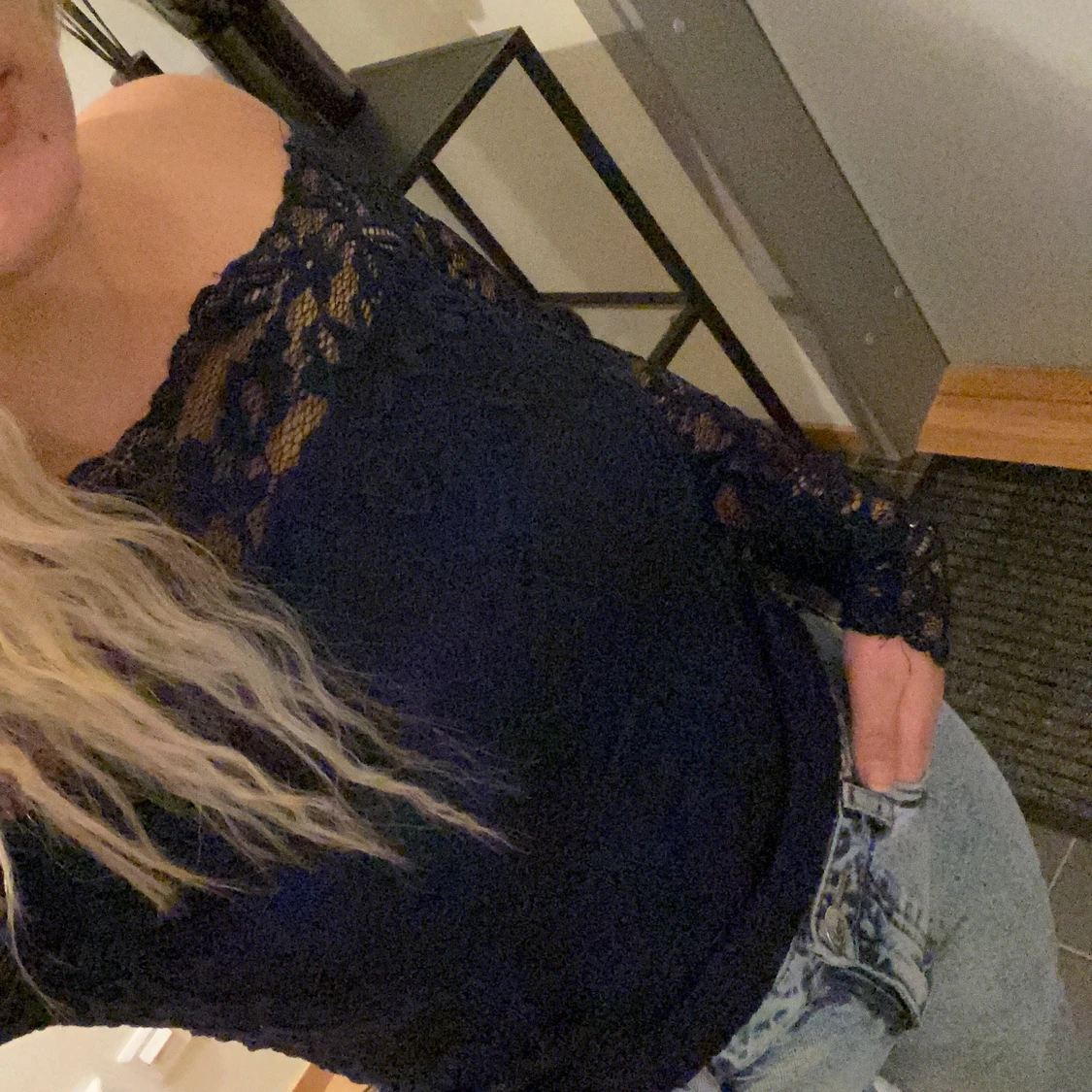 Off soulder spets  - 90