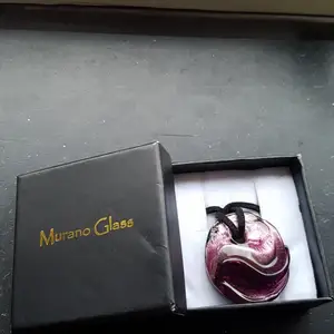 Äkta Murano Glass halsband i fint skick!