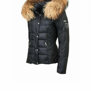 Rock and blue jacka med äkta päls - Bra skick, storlek 34