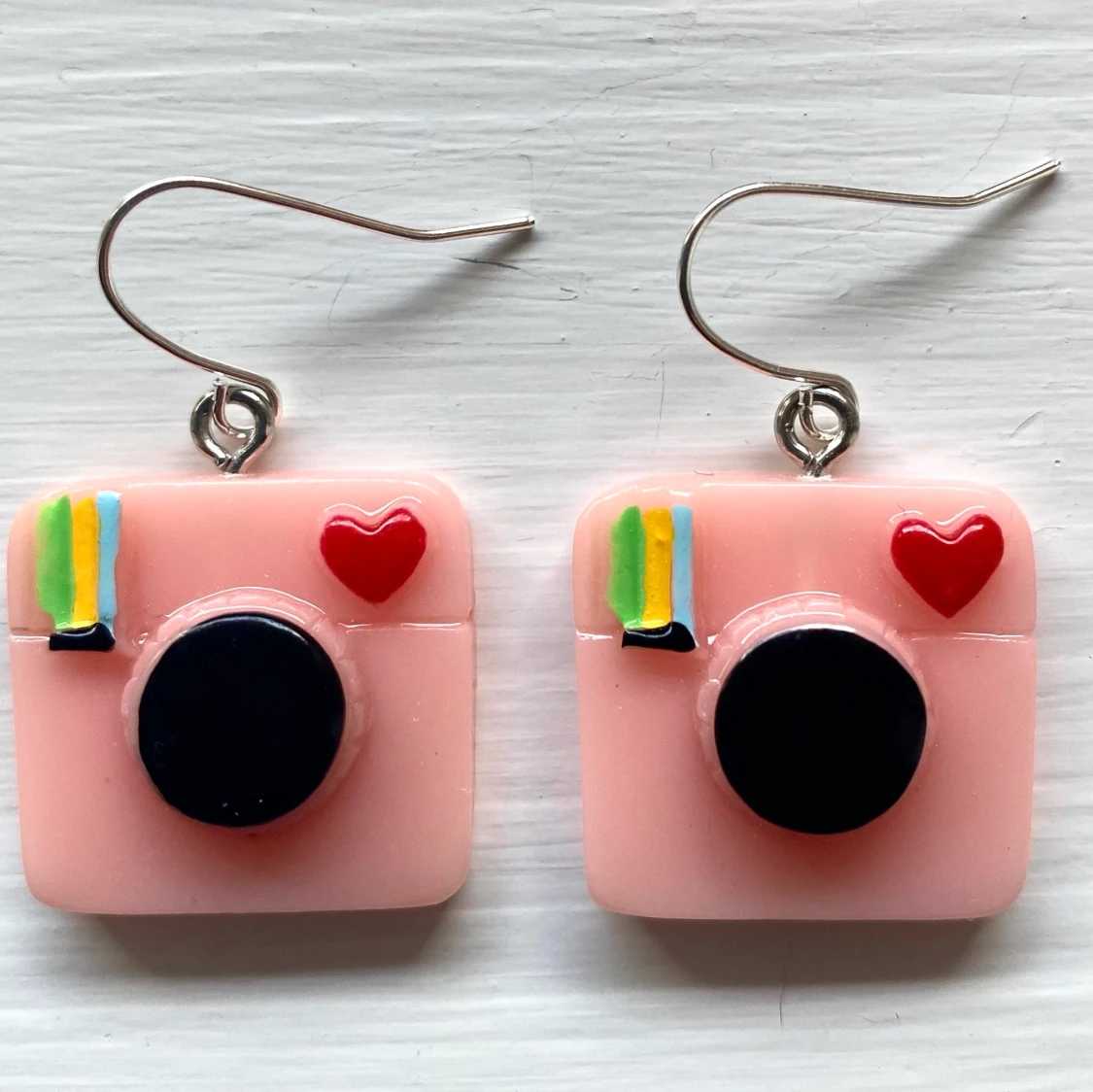 Kamera örhängen 💕 - 90