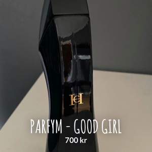 Helt ny parfym (endast testad en gång, fick den i present men inte min stil på doft). Carolina Herrera - Good Girl Edp 50 ml  Finns i Ursvik, Sundbyberg. Kan skickas men då Står köparen för bra emballage och frakt (kartong saknas dessvärre).